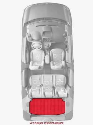 ЭВА коврики «Queen Lux» багажник для ВИС 2346